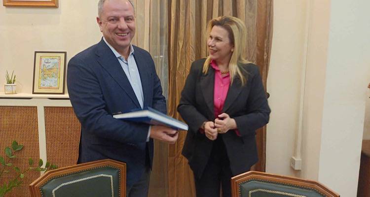 Λήμνος: Συνάντηση Γεώργα με τον Υφυπουργό Αγροτικής Ανάπτυξης Δ. Σταμενίτη