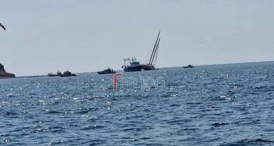 Η επίσημη ανακοίνωση για την προσάραξη ιστιοφόρου στον κόλπο Μούδρου