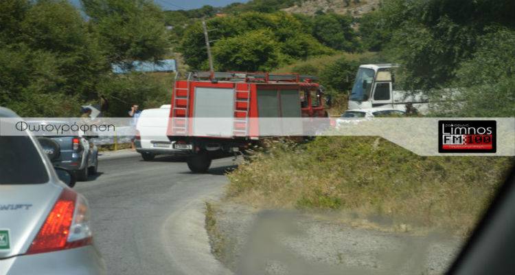Τροχαίο ατύχημα εχθές στη Λήμνο