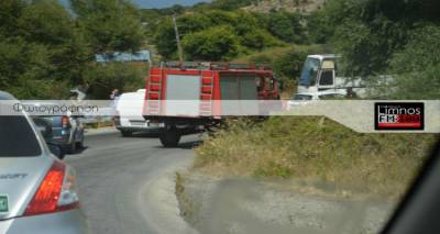 Τροχαίο ατύχημα εχθές στη Λήμνο