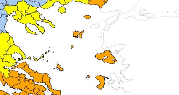 Πολύ υψηλός κίνδυνος πυρκαγιάς για τη Λήμνο τη Δευτέρα 11 Αυγούστου