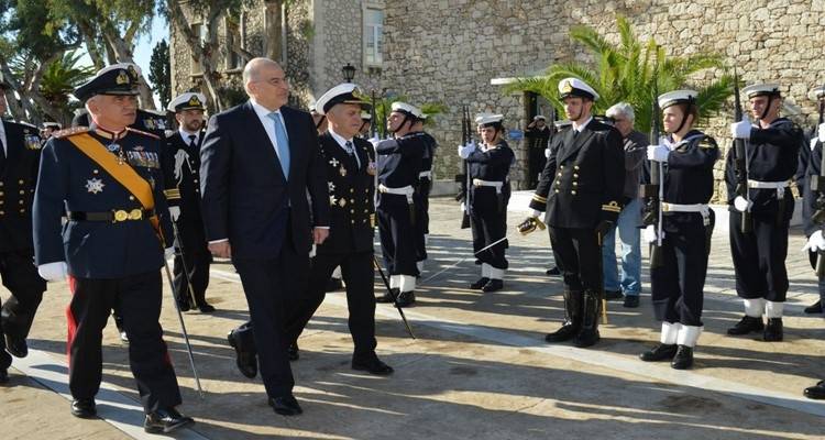 Εκδήλωση στον Πειραιά προς τιμήν του Αγ. Νικολάου και της ναυμαχίας της Λήμνου παρουσία Δένδια