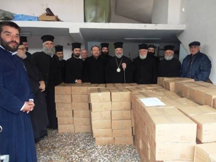 Προσφορά της Ένωσης Εφοπλιστών Ελλάδας σε άπορες οικογένειες μέσω της Ιεράς Μητρόπολης Λήμνου