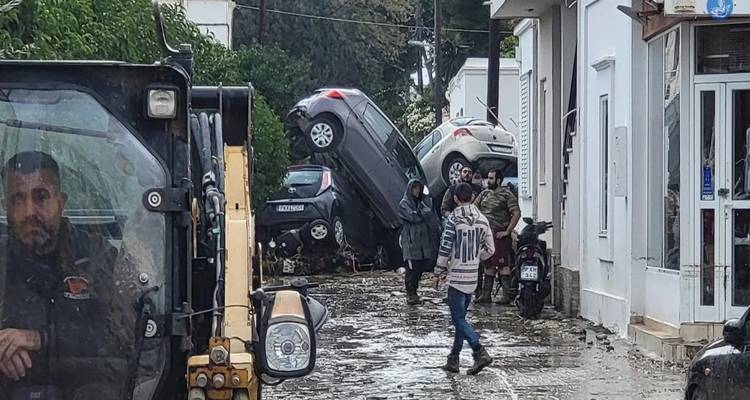 Κακοκαιρία Bora: Μετρά τις πληγές της η Ρόδος -Εικόνες καταστροφής στην Ιαλυσό, θα συνεχιστούν οι βροχοπτώσεις