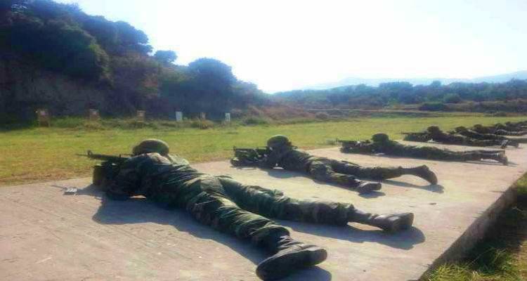 Εκτέλεση βολών της 130 ΣΜ στο &quot;Παραδείσι&quot;