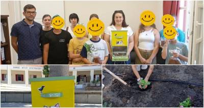Παγκόσμια Ημέρα Περιβάλλοντος: Μαθητές του Αγίου Ευστρατίου φύτεψαν λουλούδια και πρόσφεραν ταΐστρα για τα αδέσποτα