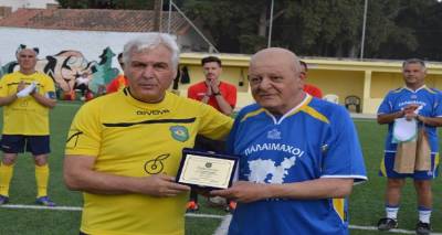 Οι Παλαίμαχοι Λήμνου αποχαιρετούν τον Παντελή τους
