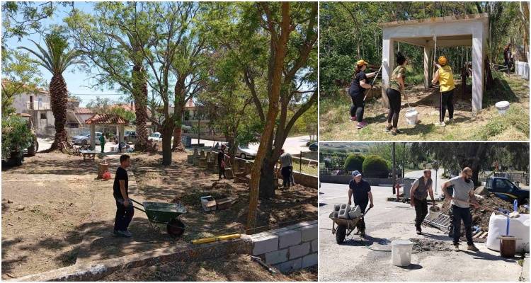 Με εθελοντική δουλειά και μεράκι ξεκίνησαν οι εργασίες για το πάρκο στο Ρωμανού