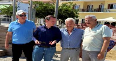 Ο Παναγιώτης Δουδωνής για λίγες ώρες στη Λήμνο