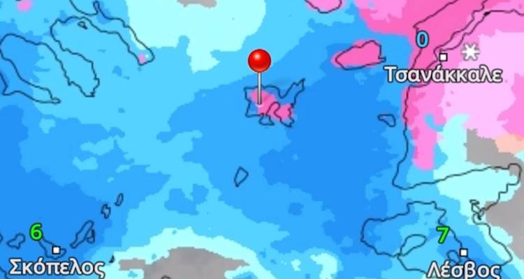 Ξεκίνησε η ψυχρή εισβολή | Πώς θα κινηθεί η κακοκαιρία στη Λήμνο σήμερα (video)