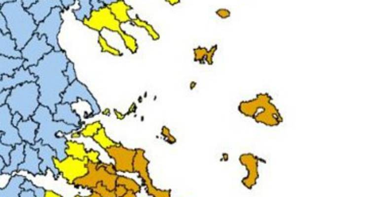 Πολύ υψηλός ο κίνδυνος πυρκαγιάς το Σάββατο στη Λήμνο