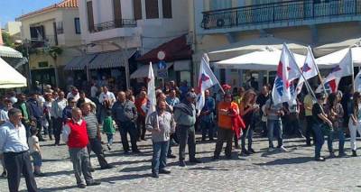 Συγκέντρωση και στη Λήμνο ενάντια της Νατοϊκής βάσης στο Αιγαίο