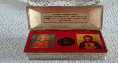 &Tau;&omicron; &Theta;ά&nu;&omicron;&sigmaf; &tau;ί&mu;&eta;&sigma;&epsilon; &tau;&omicron; Ά&gamma;&iota;&omicron; &Gamma;&epsilon;ώ&rho;&gamma;&iota;&omicron; &Chi;&omicron;&zeta;&epsilon;&beta;ί&tau;&eta;