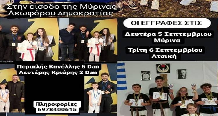 &Gamma;&nu;&omega;&rho;ί&sigma;&tau;&epsilon; &tau;&eta;&nu; &tau;έ&chi;&nu;&eta; &tau;&omicron;&upsilon; KARATE &sigma;&tau;&omicron; &nu;&eta;&sigma;ί &tau;&eta;&sigmaf; &Lambda;ή&mu;&nu;&omicron;&upsilon;
