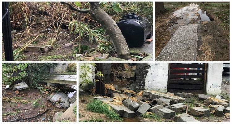 Λήμνος: &quot;Πληγωμένη&quot; η Καλλιθέα από τη χθεσινή νεροποντή (photos)