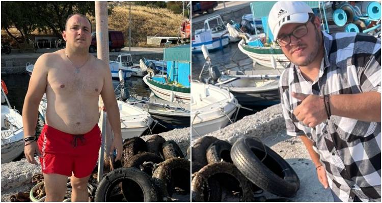Λήμνος: Καθάρισαν και εφέτος το λιμανάκι Ανδρωνίου