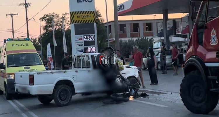 Λήμνος: Τροχαίο ατύχημα λίγο έξω από την Μύρινα (video)
