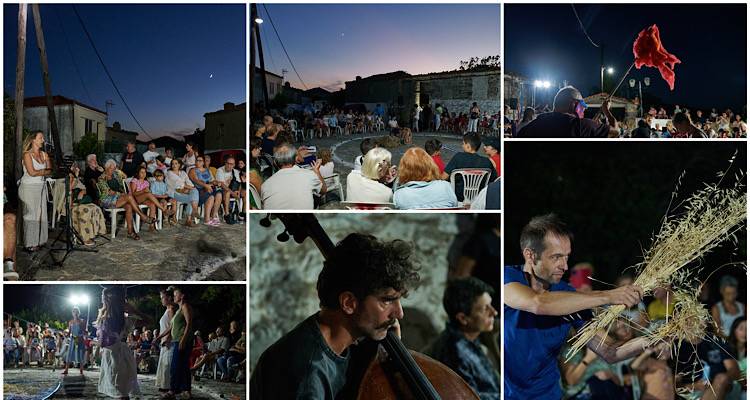 Λήμνος: Φωτογραφικό λεύκωμα από τη μουσικοεικαστική performance L&#039;ascension du Mont Ventoux στις Σαρδές (photos)