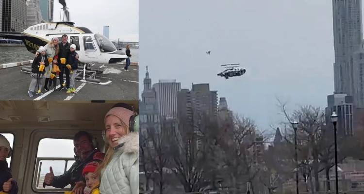 Το βίντεο σοκ της πτώσης του ελικοπτέρου στον ποταμό Χάντσον -Οι τελευταίες φωτό της οικογένειας του στελέχους της Siemens