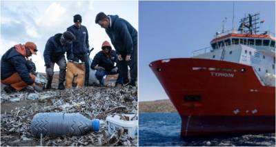 Πιο καθαρές οι ακτές της Λήμνου μετά το πέρασμα του «Typhoon» του Ιδρύματος Λασκαρίδη (audio)