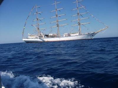 O FM 100 στο Ρώσικο Ιστιοφόρο (photos)