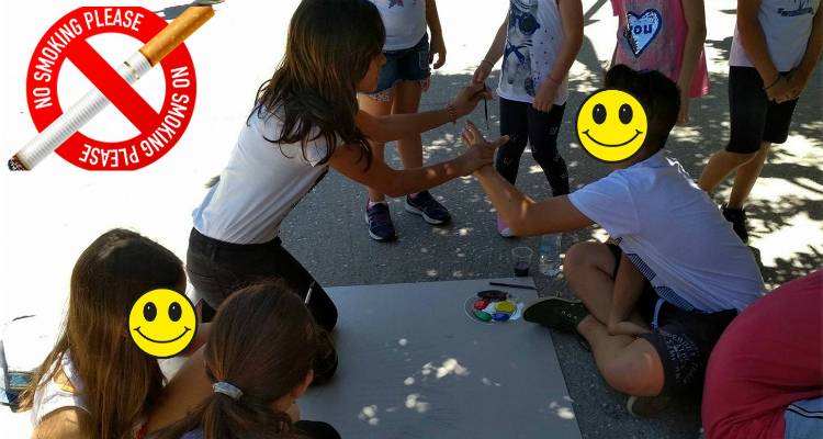 Δράση στο 1ο Δημοτικό Σχολείο Μύρινας για την Παγκόσμια Ημέρα κατά του Καπνίσματος (photos)