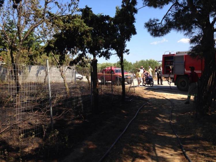 Φωτιά ξέσπασε πριν από λίγες ώρες στο Πορτιανού