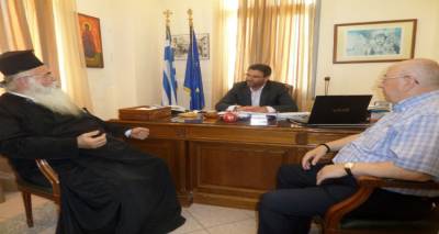 Με τον Πανιερώτατο Μητροπολίτη Πάφου συναντήθηκε ο Δημήτρης Μαρινάκης