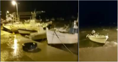 &Lambda;ή&mu;&nu;&omicron;&sigmaf; &Tau;ώ&rho;&alpha;: &Sigma;&tau;&omicron; &alpha;&lambda;&iota;&epsilon;&upsilon;&tau;&iota;&kappa;ό &kappa;&alpha;&tau;&alpha;&phi;ύ&gamma;&iota;&omicron; &Nu;. &Kappa;&omicron;ύ&tau;&alpha;&lambda;&eta;&sigmaf; &kappa;ό&pi;&eta;&kappa;&alpha;&nu; &kappa;ά&beta;&omicron;&iota; &kappa;&alpha;&iota; &kappa;&iota;&nu;&delta;&upsilon;&nu;&epsilon;ύ&omicron;&upsilon;&nu; &sigma;&kappa;ά&phi;&eta; (video)