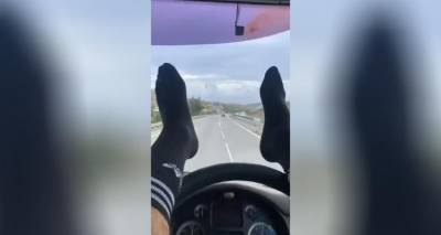 Κύπρος: Στη φυλακή ο άντρας που οδηγούσε με τα... πόδια στην εθνική