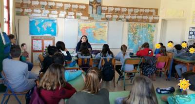 Λήμνος: Η συγγραφέας Διαμάντω Κωνσταντιλάκη-Μπιμπούδη μίλησε σε μαθητές για τη Μικρασιατική Καταστροφή