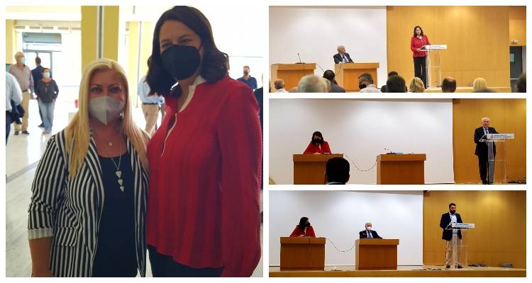 Η διευθύντρια του ΙΕΚ Λήμνου στην ημερίδα με θέμα: «Πρακτική άσκηση καταρτιζομένων Ι.Ε.Κ.».