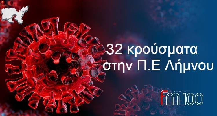 Λήμνος: 32 νέα κρούσματα