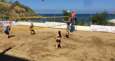 &Lambda;ή&mu;&nu;&omicron;&sigmaf;: &Tau;&omicron; &nu;έ&omicron; &pi;&rho;ό&gamma;&rho;&alpha;&mu;&mu;&alpha; &tau;&omicron;&upsilon; 6&omicron;&upsilon; &tau;&omicron;&upsilon;&rho;&nu;&omicron;&upsilon;ά Beach Volley