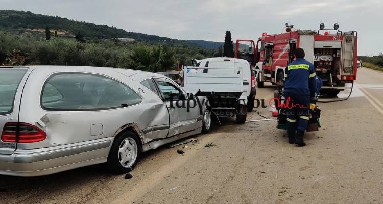 Θανατηφόρα σύγκρουση νεκροφόρας με αυτοκίνητο στους Γαργαλιάνους