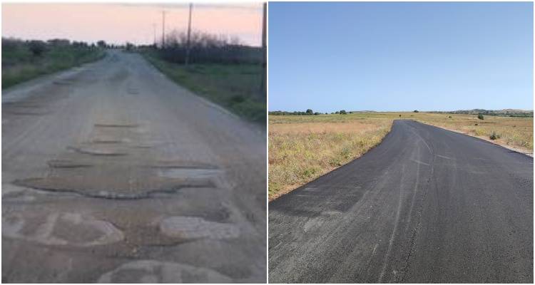 Κι όμως ασφαλτοστρώθηκε ο δρόμος Κοντοπούλι – Ρωμανού μέσω Κώμης (photos)