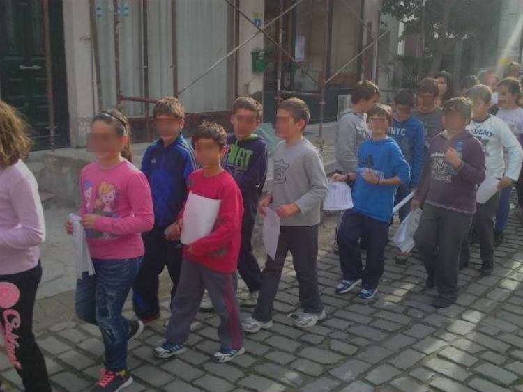 Εκπαιδευτική ομιλία για τη σωστή διατροφή σε μαθητές του 2ου Δημοτικού Σχολείου Μύρινας