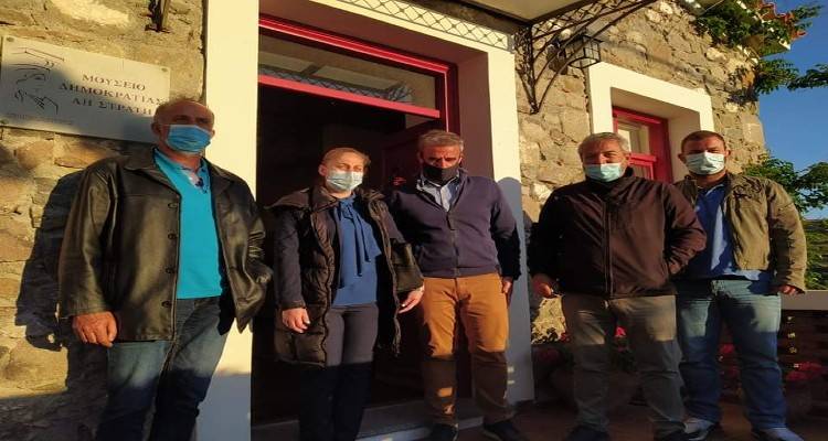 Τον Αγιο Ευστράτιο επισκέφθηκε ο αντιπεριφερειάρχη Π. Χριστόφας