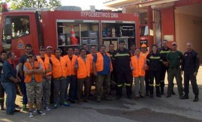 Συνεργασία Πυροσβεστικής Υπηρεσίας Λήμνου με Κυνηγετικές Οργανώσεις του νησιού