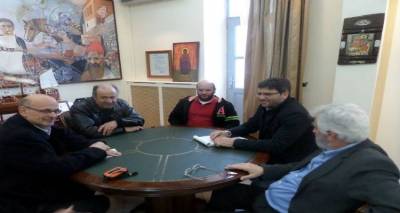 Στο Δήμαρχο Λήμνου ο Βουλευτής Λέσβου Σταύρο Τάσσος