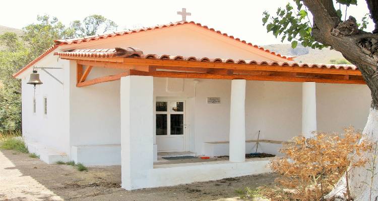 &Lambda;ή&mu;&nu;&omicron;&sigmaf;: &Epsilon;&omicron;&rho;&tau;ά&zeta;&epsilon;&iota; &omicron; &nu;&alpha;ό&sigmaf; &tau;&omicron;&upsilon; &Alpha;&gamma;ί&omicron;&upsilon; &Sigma;ώ&zeta;&omicron;&nu;&tau;&omicron;&sigmaf; έ&xi;&omega; &alpha;&pi;ό &tau;&eta; &Mu;ύ&rho;&iota;&nu;&alpha;