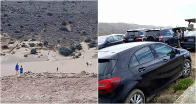 &Lambda;ή&mu;&nu;&omicron;&sigmaf;: &Eta; &laquo;&Mu;έ&delta;&omicron;&upsilon;&sigma;&alpha;&raquo; έ&phi;&upsilon;&gamma;&epsilon; &kappa;&alpha;&iota; &omicron;&iota; &Alpha;&mu;&mu;&omicron;&theta;ί&nu;&epsilon;&sigmaf; &tau;&rho;ά&beta;&eta;&xi;&alpha;&nu; &tau;&alpha; &beta;&lambda;έ&mu;&mu;&alpha;&tau;&alpha; &tau;&omega;&nu; &tau;&omicron;&upsilon;&rho;&iota;&sigma;&tau;ώ&nu;! (photos)