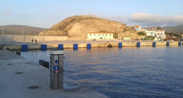 Ολοκληρώθηκε το νέο λιμάνι στον Αη Στράτη (photos)
