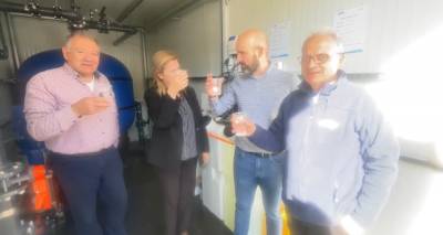 Ξεκίνησε η λειτουργία της μονάδας αφαλάτωσης στη Μύρινα | 600 κυβικά πόσιμου νερού καθημερινά στο δίκτυο