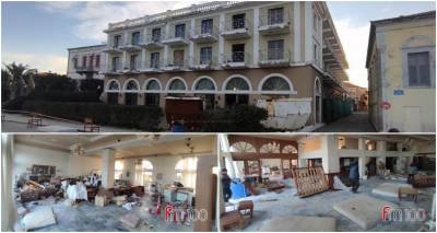 &Xi;&epsilon;&nu;&omicron;&delta;&omicron;&chi;&epsilon;ί&omicron; &Kappa;ά&sigma;&tau;&rho;&omicron;: &Xi;&epsilon;&kappa;ί&nu;&eta;&sigma;&alpha;&nu; &epsilon;&rho;&gamma;&alpha;&sigma;ί&epsilon;&sigmaf; &alpha;&pi;&omicron;&kappa;&alpha;&tau;ά&sigma;&tau;&alpha;&sigma;&eta;&sigmaf; &laquo;&sigma;&tau;&omicron; &delta;&iota;&alpha;&mu;ά&nu;&tau;&iota; &tau;&omicron;&upsilon; &Rho;&omega;&mu;έ&iota;&kappa;&omicron;&upsilon;&raquo; (photos + video)