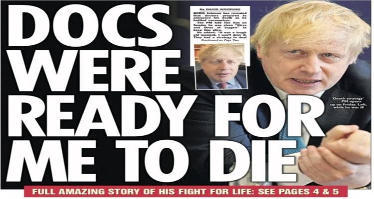 Κορονοϊός - Μπόρις Τζόνσον: Ετοιμάζονταν ακόμη και για το θάνατό μου