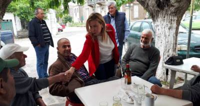 Περιοδεία Ελεονώρας Γεώργα σε Καλλιόπη και Ρωμανού (photos)