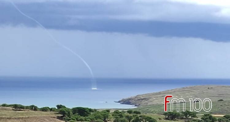 Λήμνος: Και υδροστρόβιλος στα Καμίνια