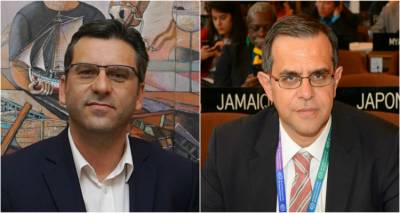 Συνάντηση Μαρινάκη με τον Διευθυντή του Μουσείου Φυσικής Ιστορίας Απολιθωμένου Δάσους Λέσβου