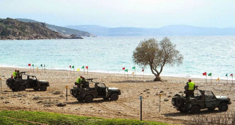 &Beta;&omicron;&lambda;έ&sigmaf; &alpha;&pi;ό &tau;&eta;&nu; 130 &Sigma;&Mu; &sigma;&tau;&omicron; &pi;&epsilon;&delta;ί&omicron; &beta;&omicron;&lambda;ή&sigmaf; &laquo;&Alpha;&gamma;ί&omicron;&upsilon; &Epsilon;&rho;&mu;&omicron;&lambda;ά&omicron;&upsilon;&raquo;